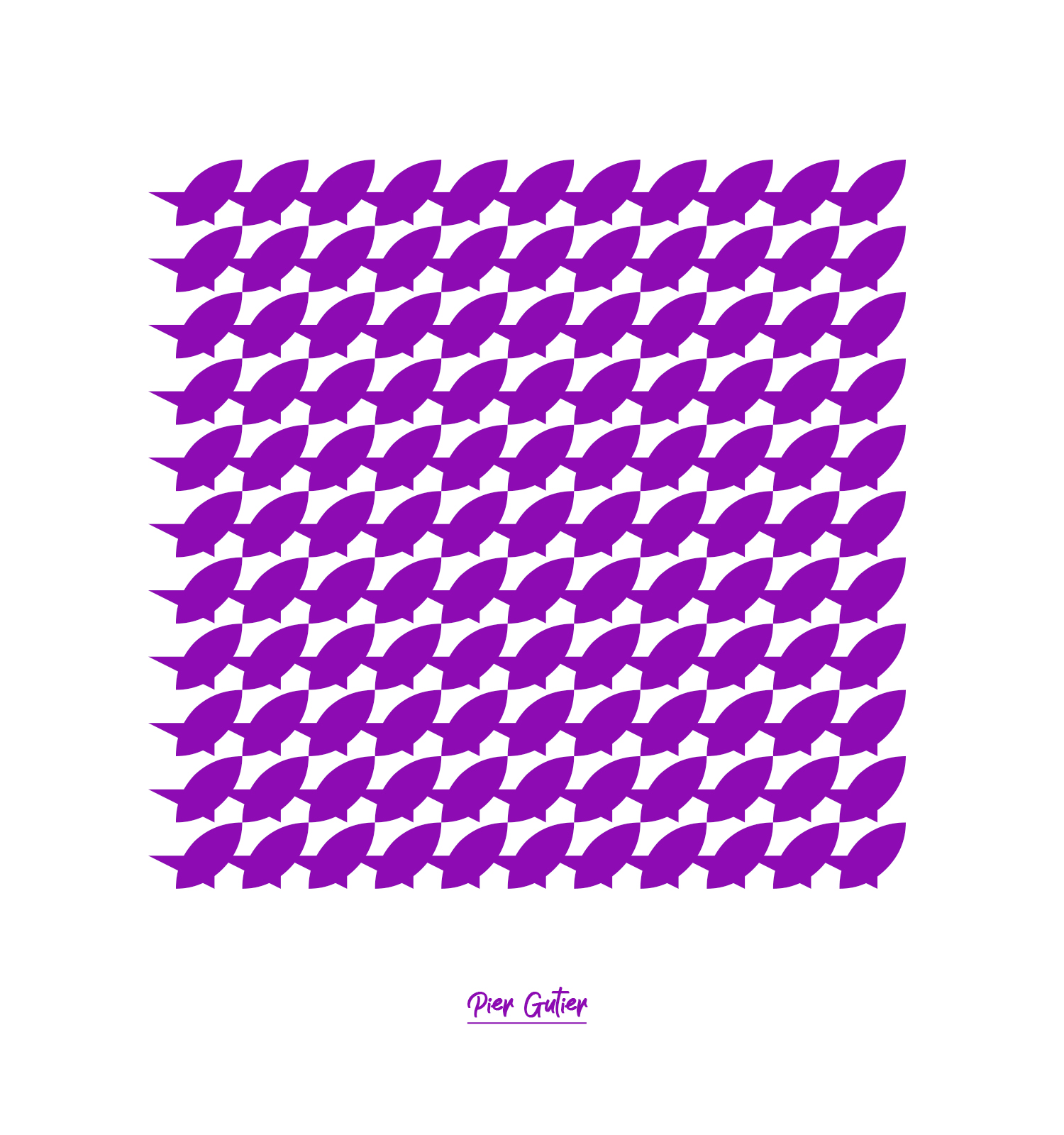 Purple White by Pier Gutier #14