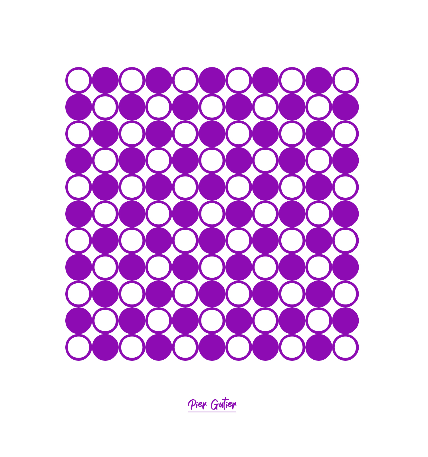 Purple White by Pier Gutier #10