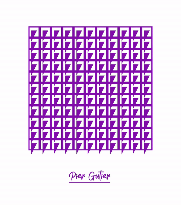 Purple White by Pier Gutier #0